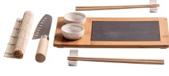 CASA Samourai Juego Para Sushi De 10 Piezas Natural Flash Sale