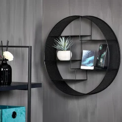 CASA Sanko Estanteria Para Colgar Negro Best