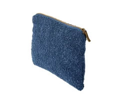 CASA Siera Bolsa De Maquillaje Azul Oscuro Sale