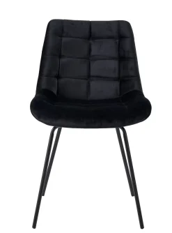 CASA Silka Silla De Comedor Negro Cheap