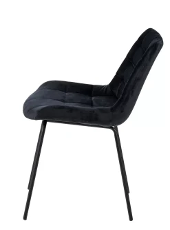 CASA Silka Silla De Comedor Negro Cheap