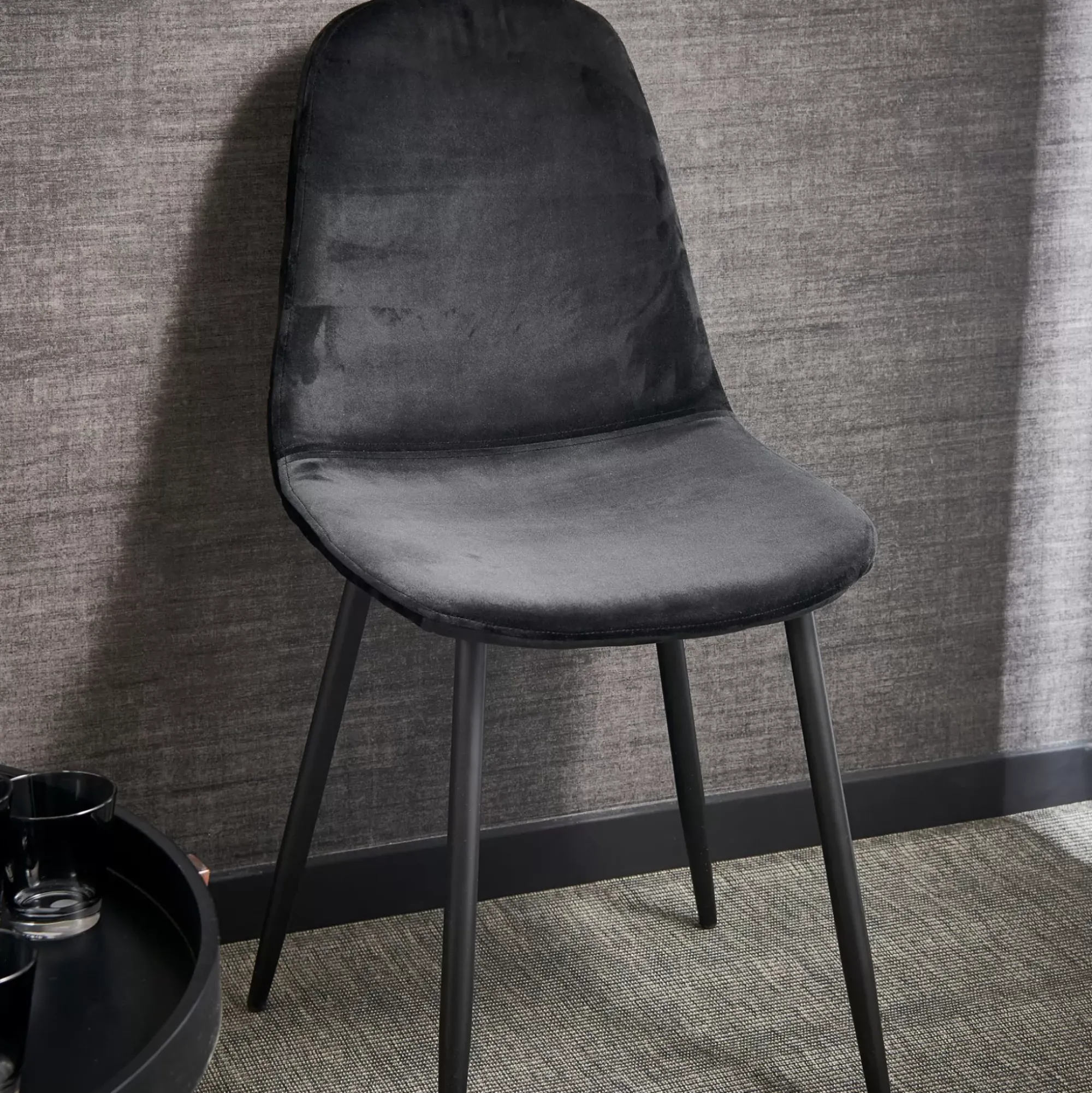 CASA Silke Silla De Comedor Negro Online