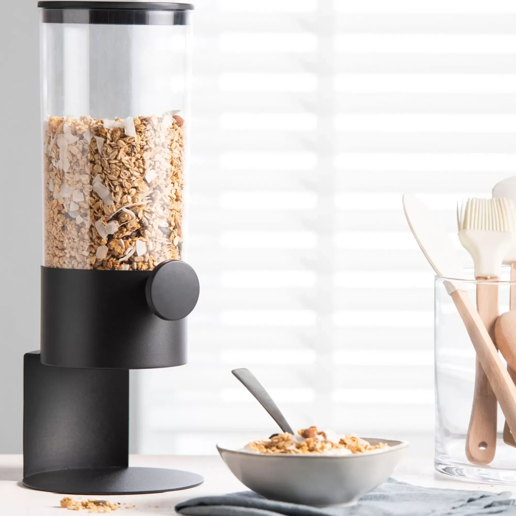 CASA Sirial Dispensador De Cereales Negro Sale