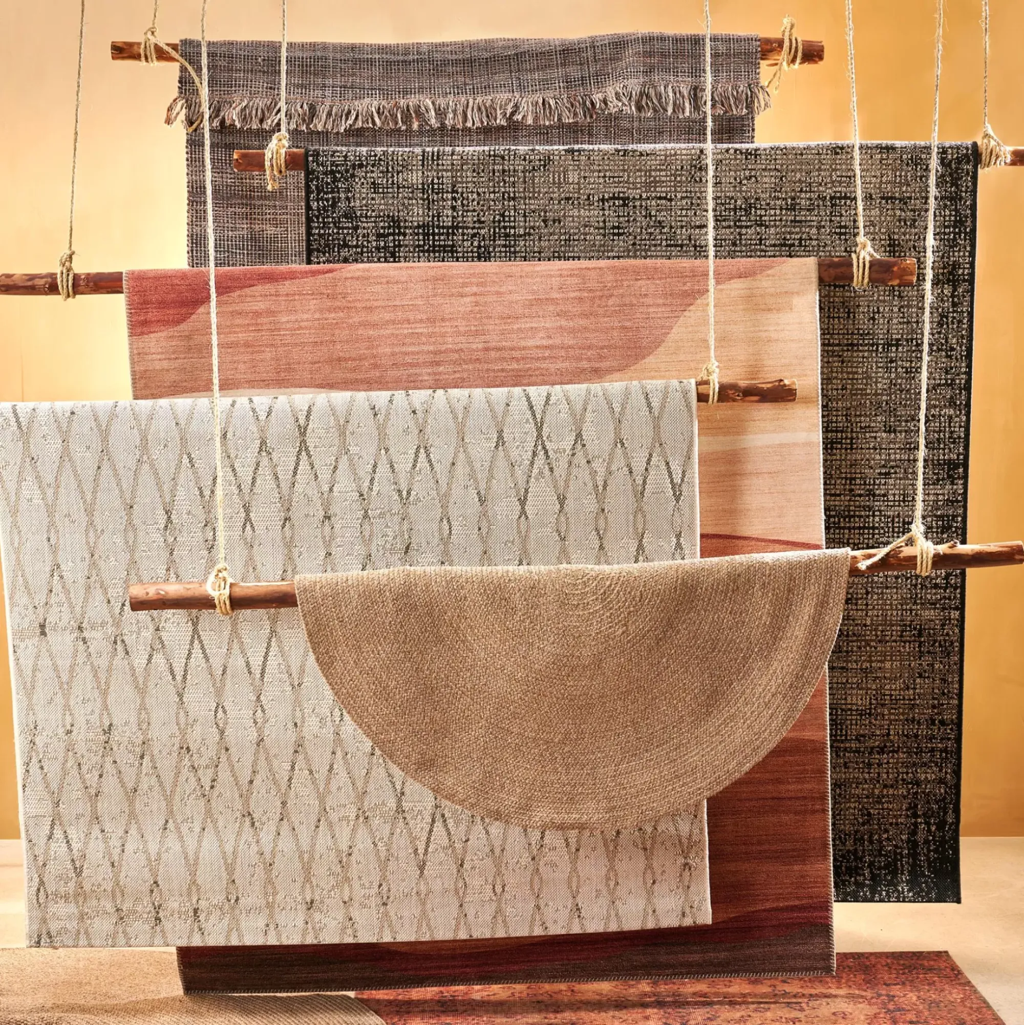 CASA Stenne Alfombra Gris, Beis Best Sale