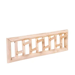 CASA Teak Perchero De Pared Natural Hot