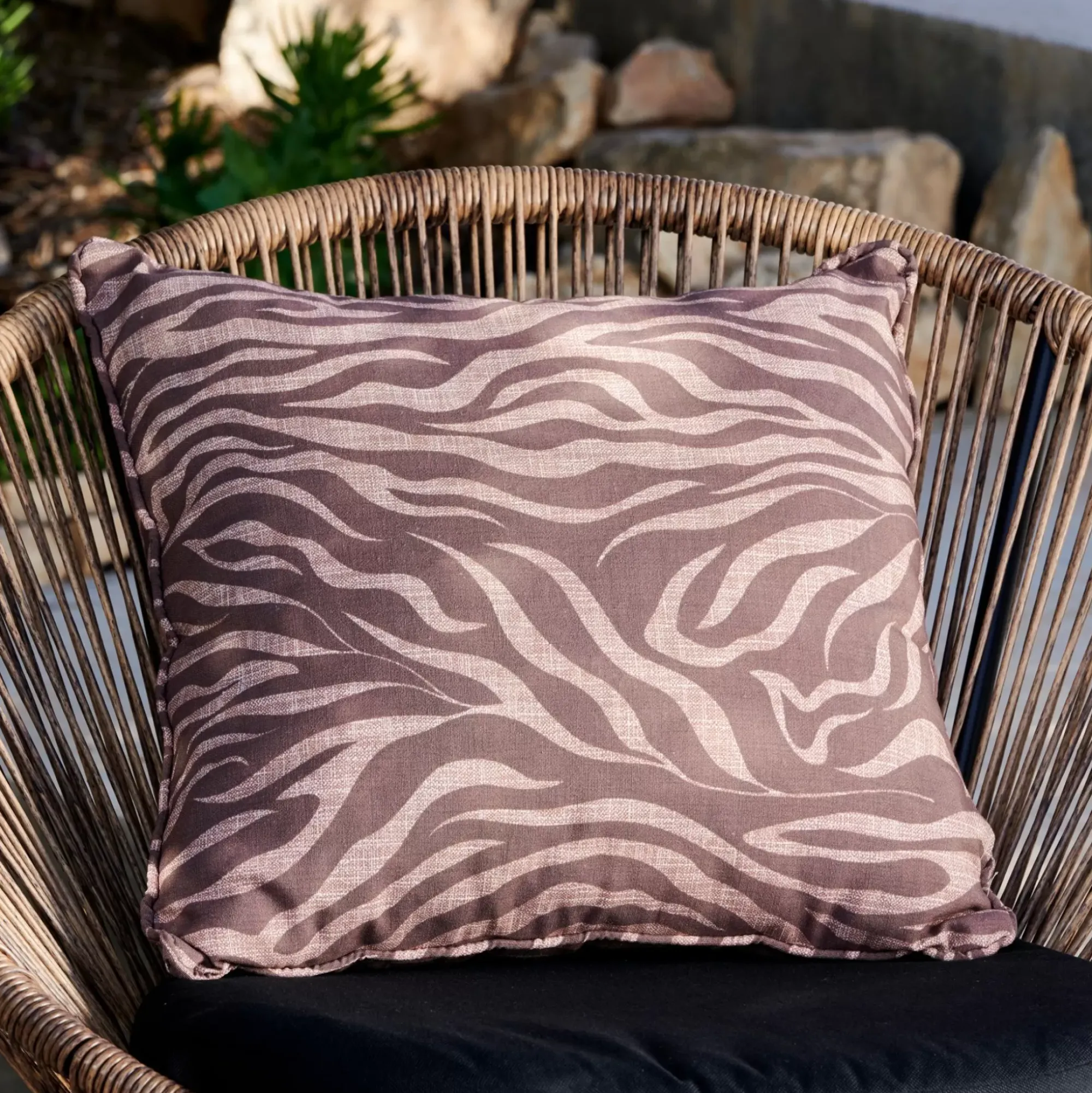CASA Tigro Cojin Outdoor Marron Clearance