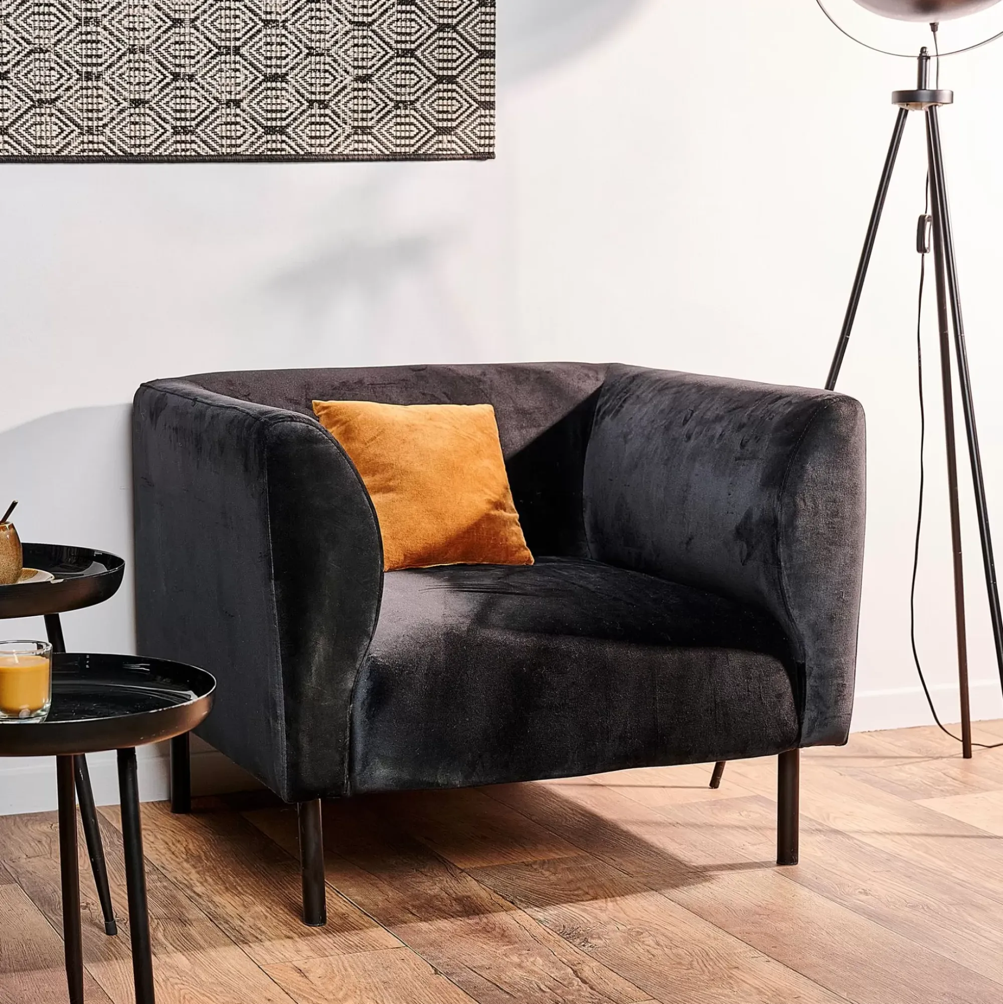 CASA Tilly Tela: Terciopelo Neg Online