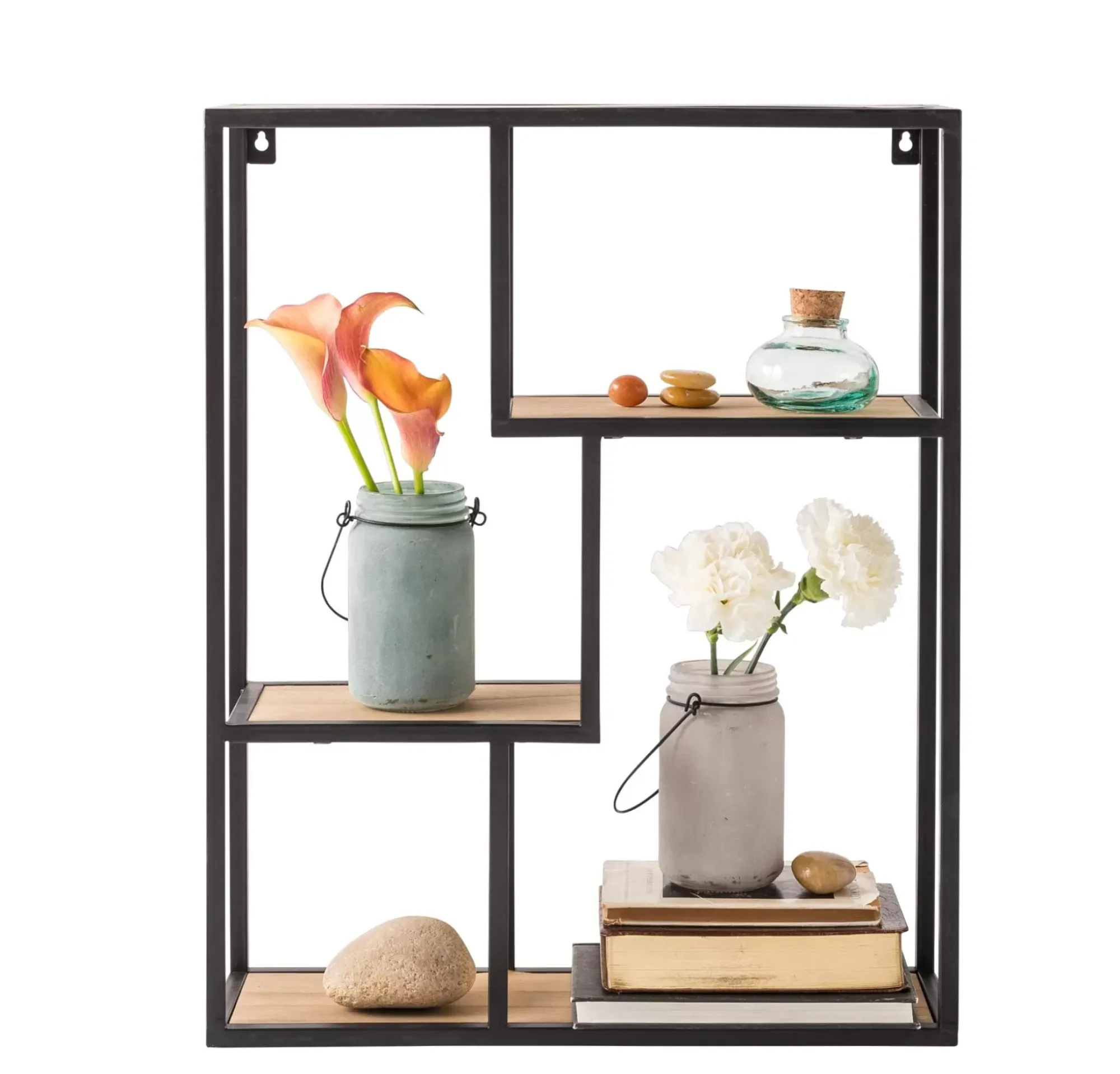 CASA Trapp Estanteria Para Colgar Negro Online