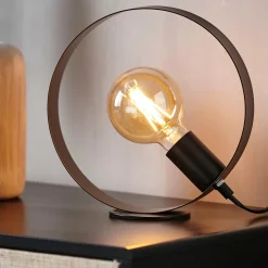 CASA Tulle Lampara De Mesa Negro Flash Sale