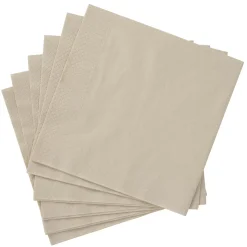 CASA Uni Paquete De 20 Servilletas Beis Best Sale