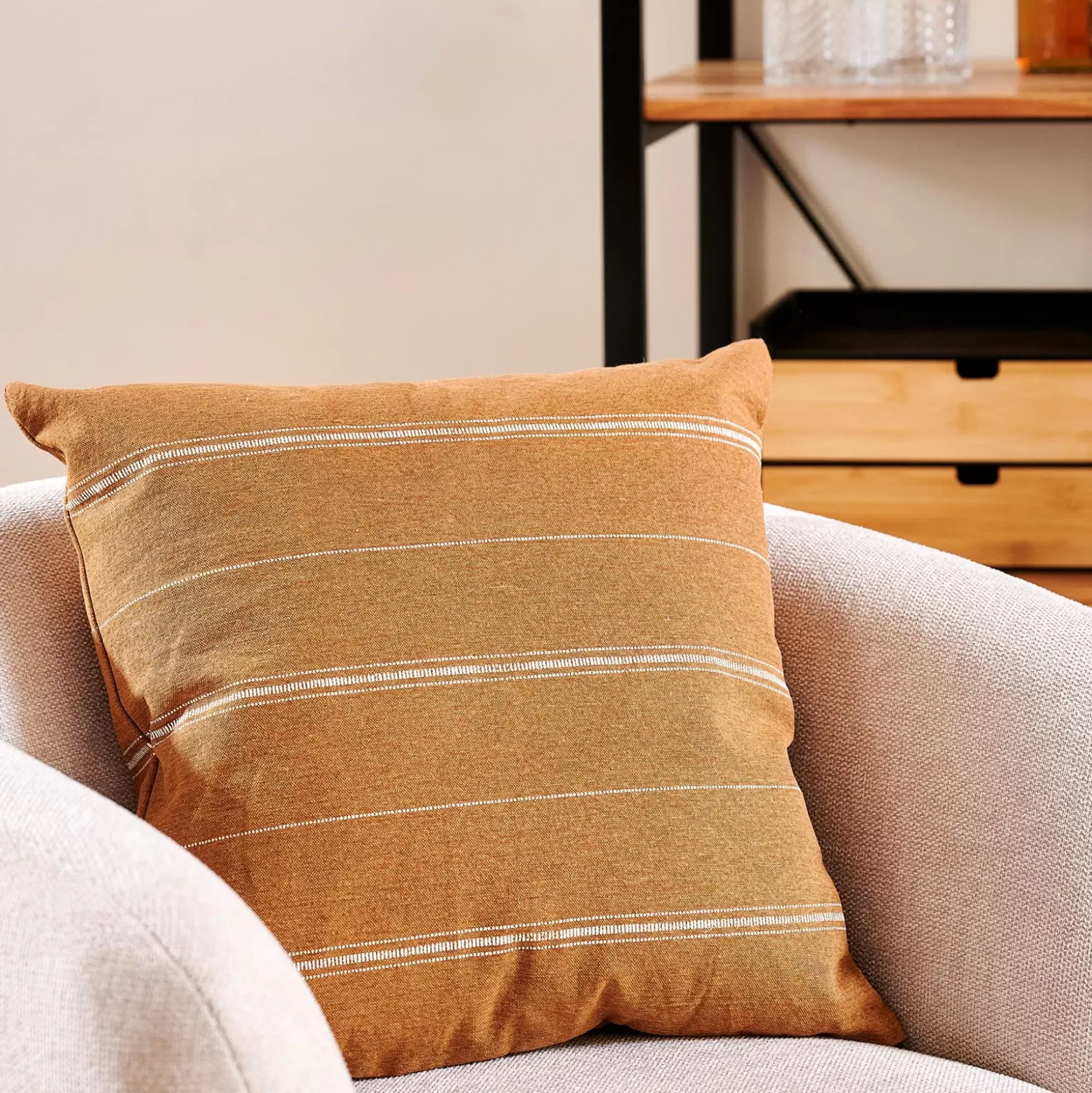 CASA Vasco Cojin Marron Cheap