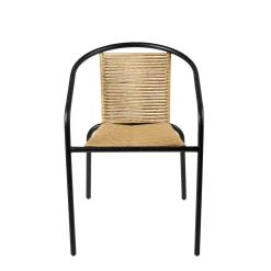 CASA Verona Silla Apilable Natural Cheap