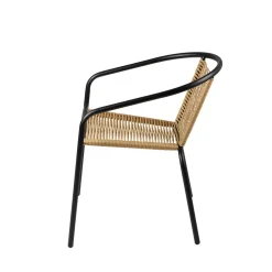 CASA Verona Silla Apilable Natural Cheap