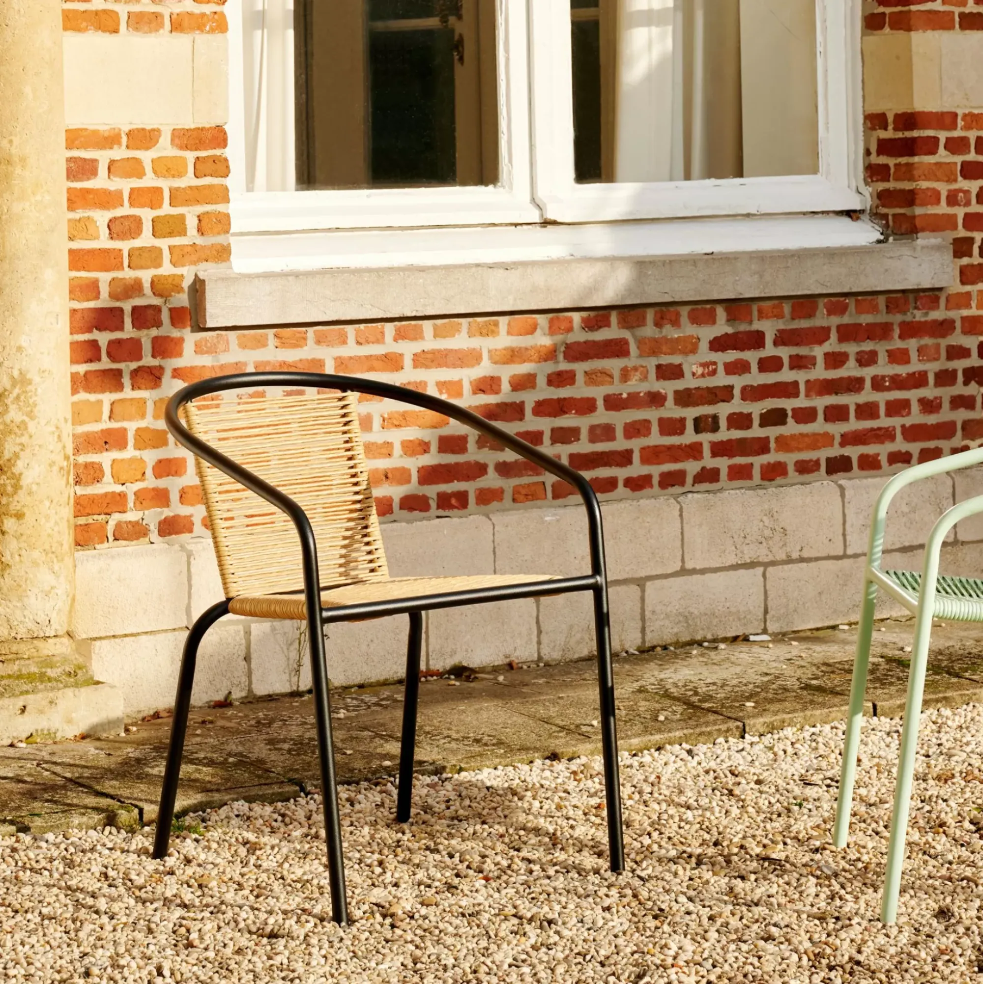 CASA Verona Silla Apilable Natural Cheap