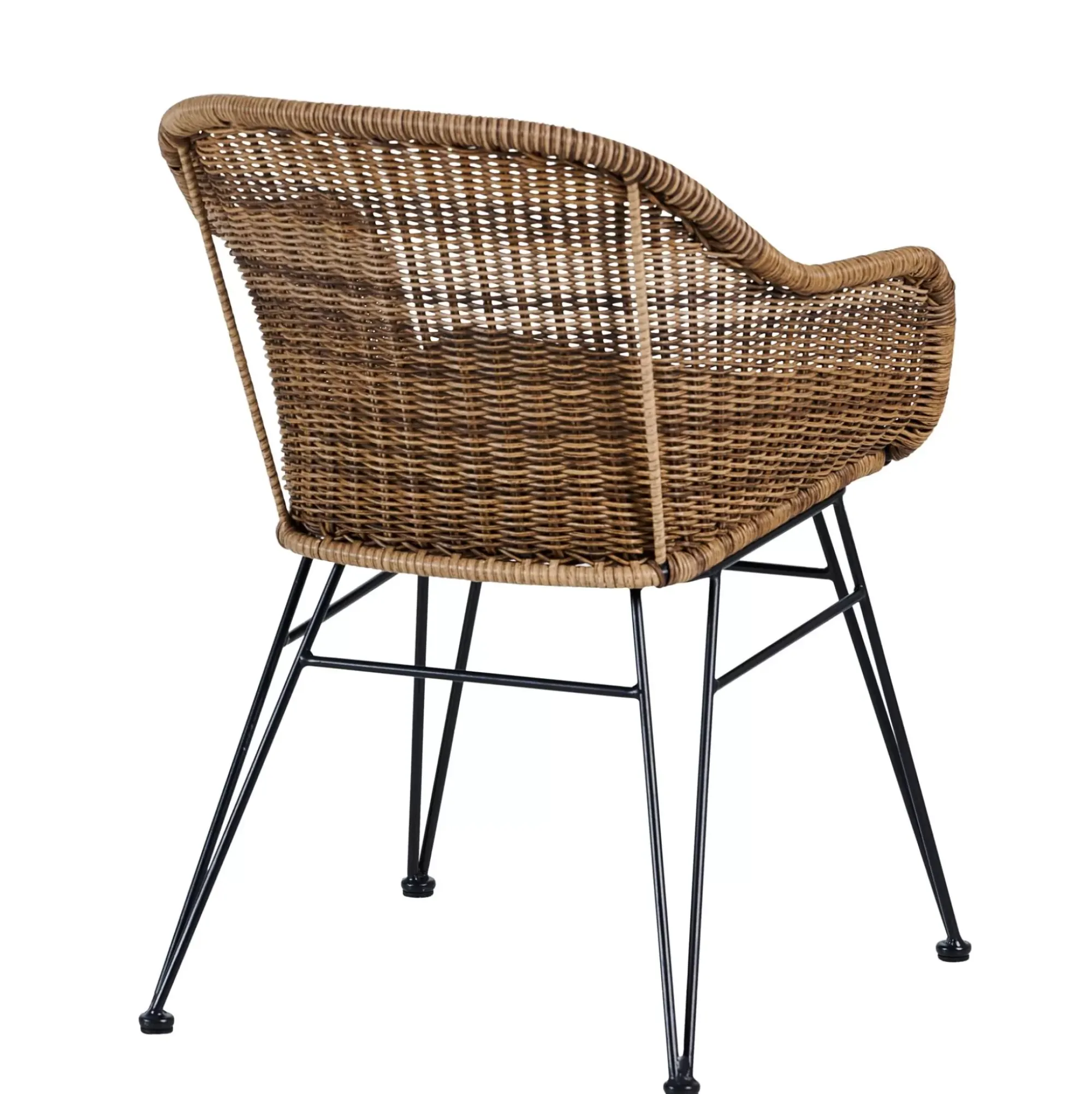 CASA Vienna Silla Comedor Negro, Natural Cheap