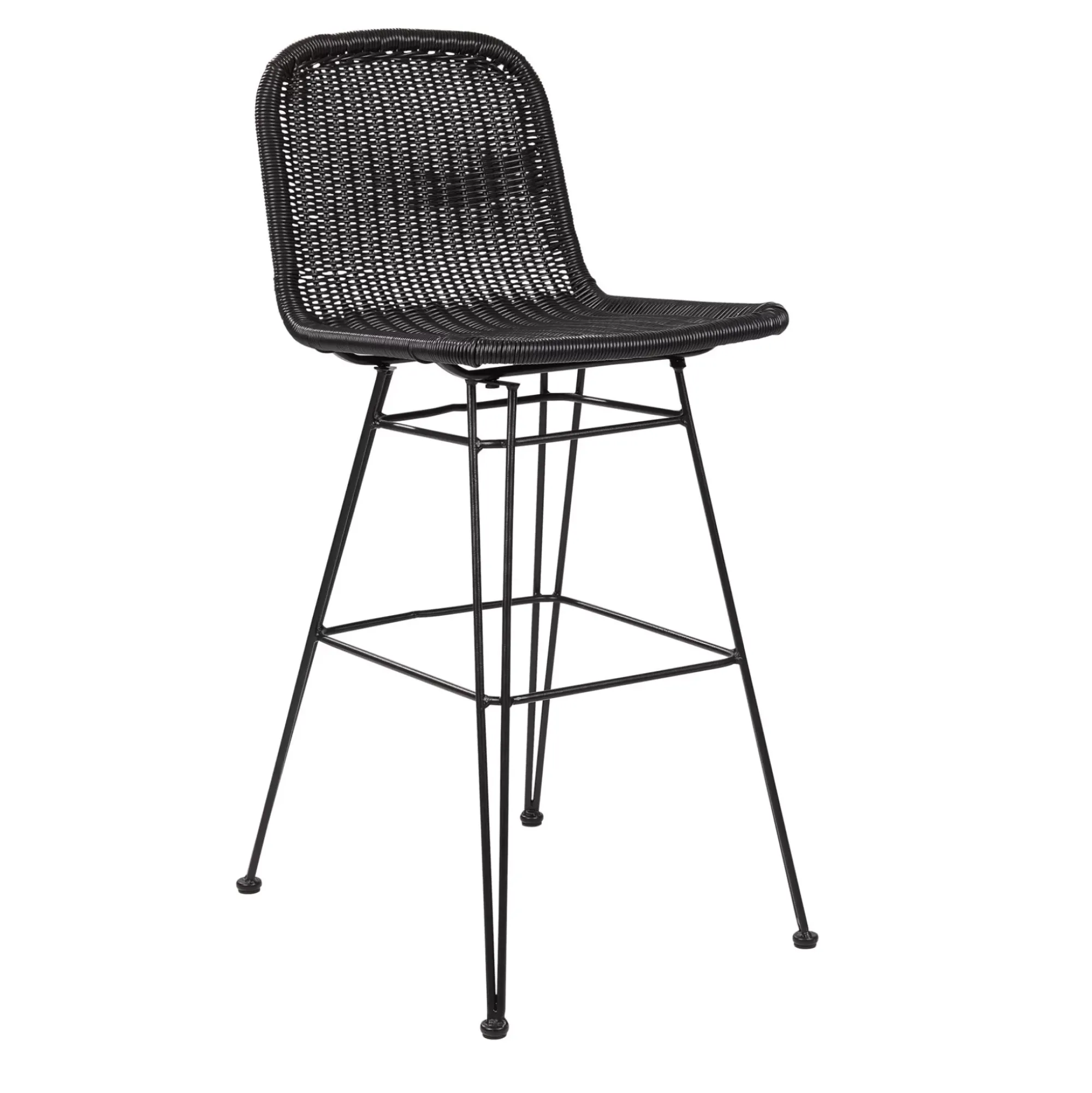 CASA Vienna Silla De Bar Negro New