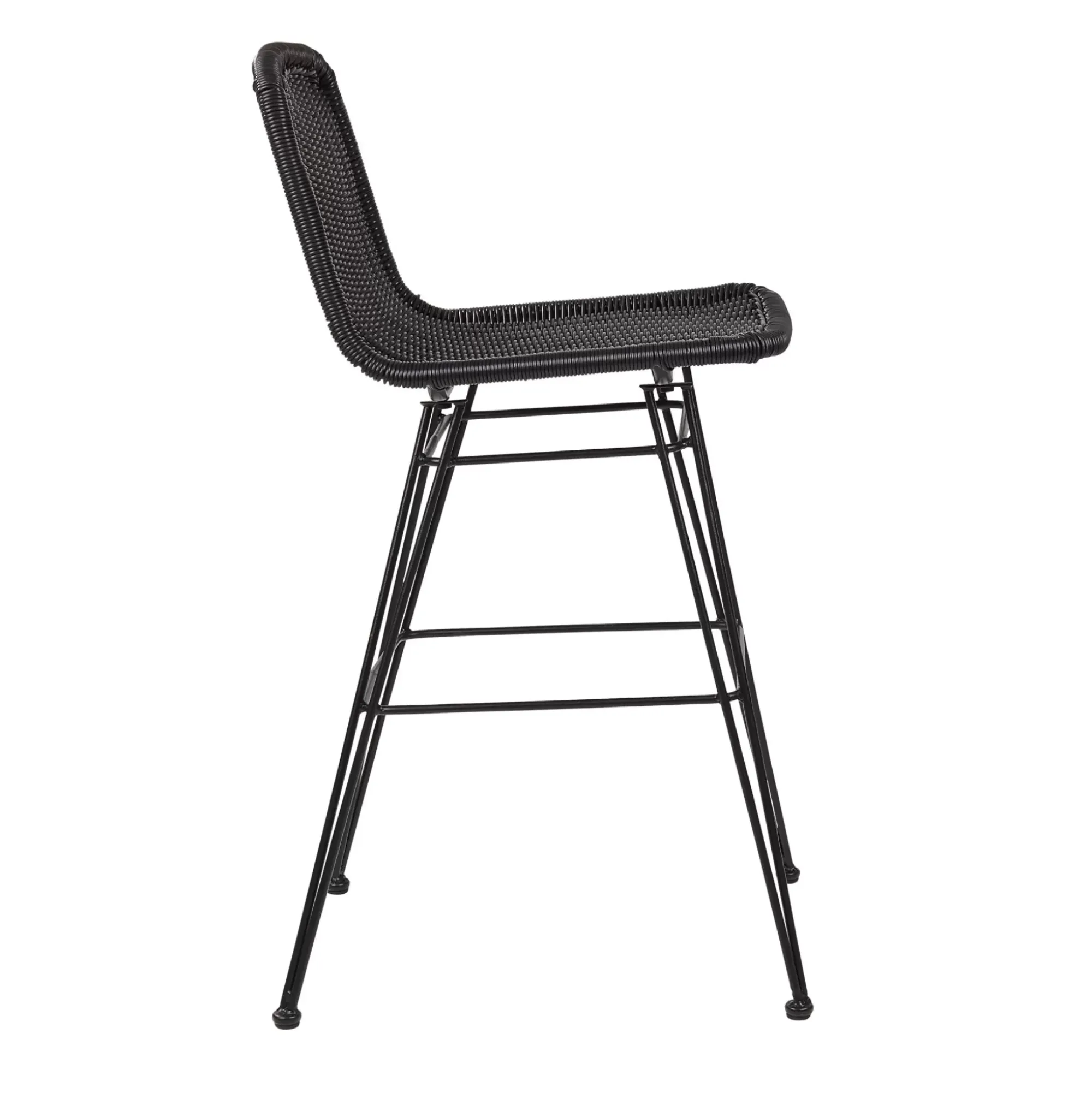 CASA Vienna Silla De Bar Negro New