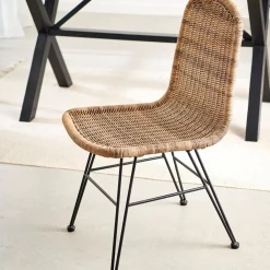 CASA Vienna Silla De Comedor Negro, Natural Store