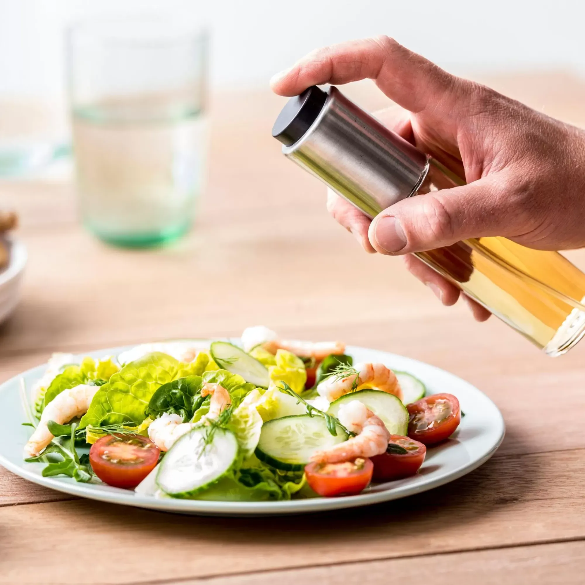 CASA Vinaigre Aceitera-Vinagerera Negro, Plateado, Transparente Sale