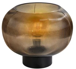 CASA Vinto Lampara De Mesa Ambar Transparente Hot