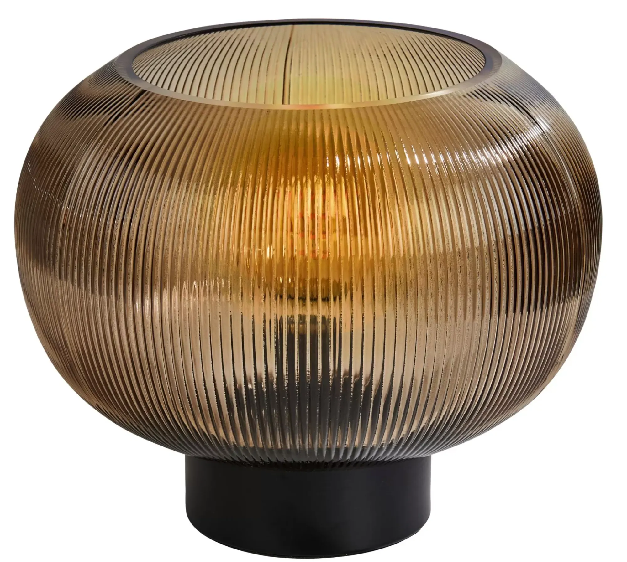 CASA Vinto Lampara De Mesa Ambar Transparente Hot