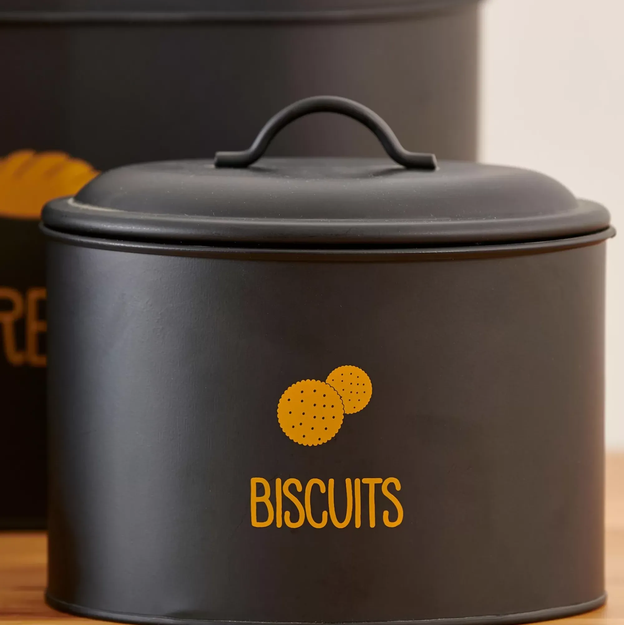 CASA Vira Fiambrera Para Galletas Negro Clearance