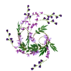 CASA Wisteria Guirnalda Verde, Morado, Morado Claro Hot