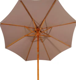 CASA Wood Parasol Sin Pie Taupe Store