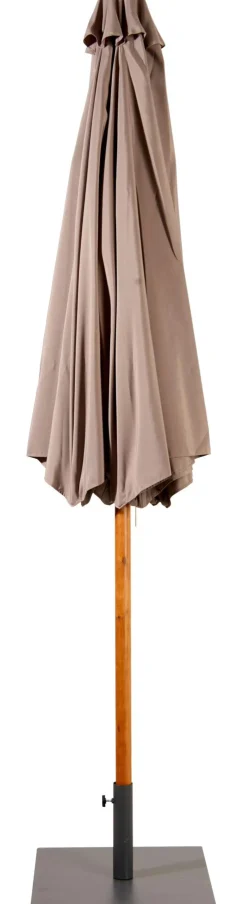 CASA Wood Parasol Sin Pie Taupe Store