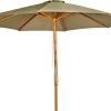 CASA Wood Parasol Sin Pie Verde Best