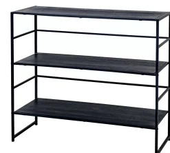 CASA Xavier Estanteria De Pared Negro Cheap