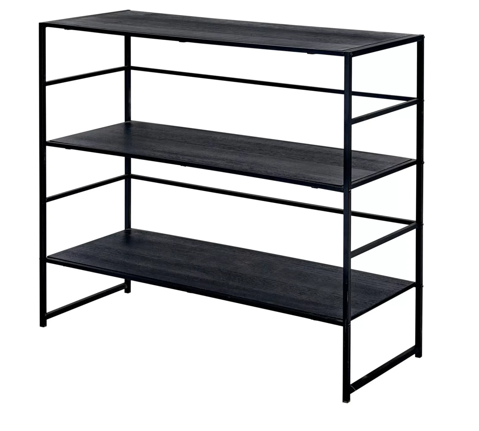 CASA Xavier Estanteria De Pared Negro Cheap