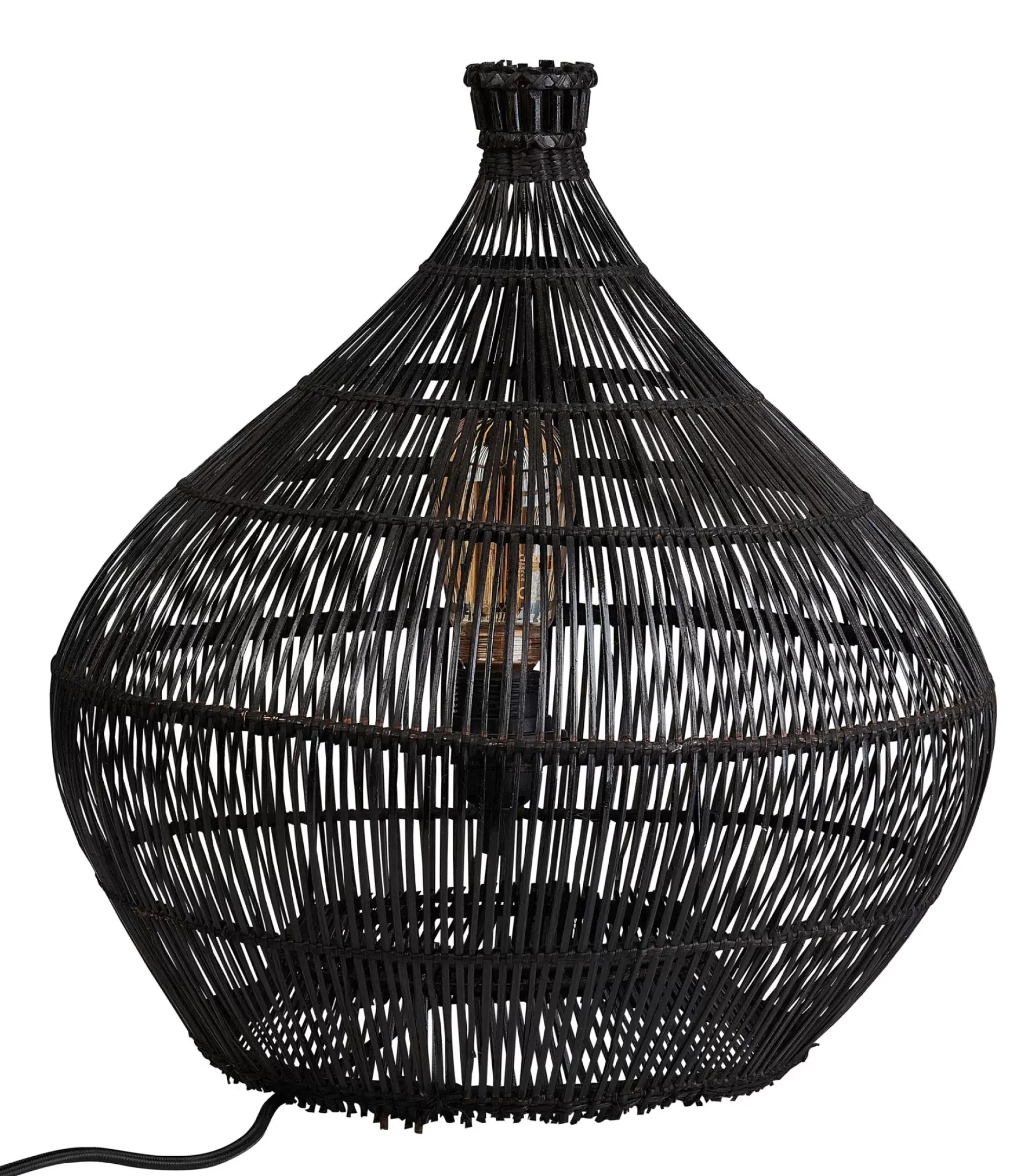 CASA Zalou Lampara De Mesa Negro Cheap