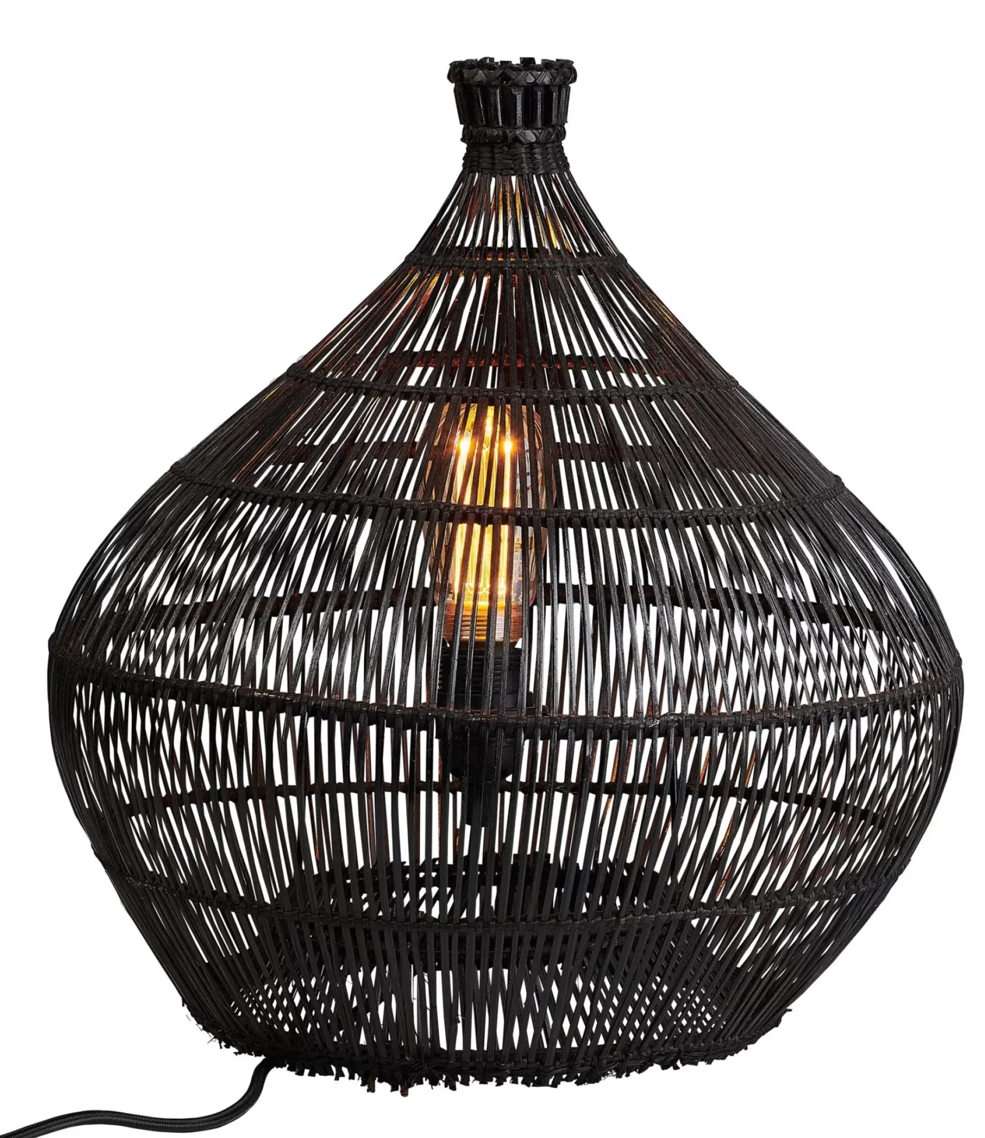 CASA Zalou Lampara De Mesa Negro Cheap