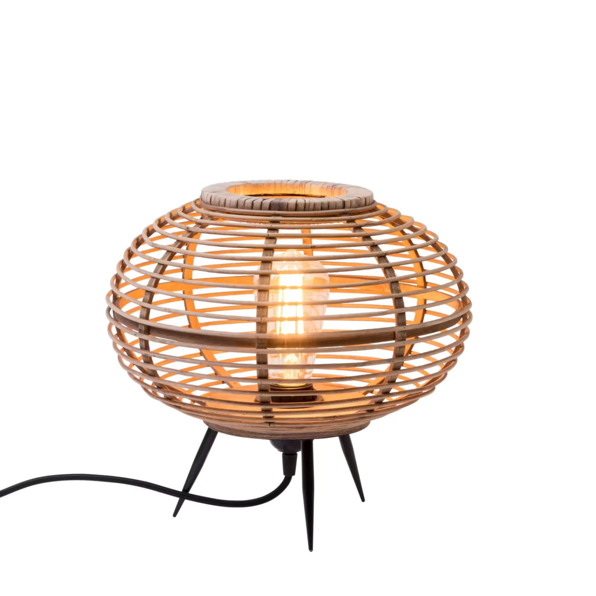 CASA Zanzi Lampara De Mesa E27 Natural Hot