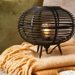 CASA Zanzi Lampara De Mesa E27 Negro Sale